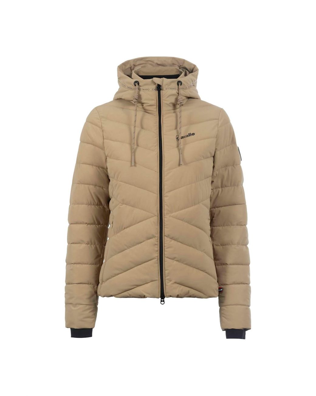 Cavallo Natural Raven Quilted Jacket