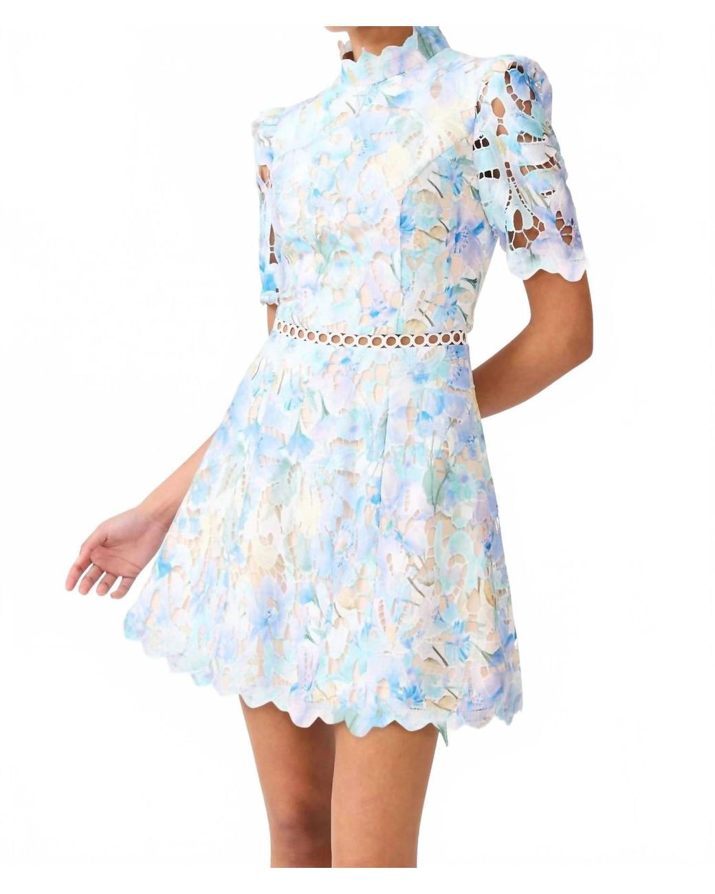 Elliatt Kalissa A Line Mini Dress in Blue | Lyst