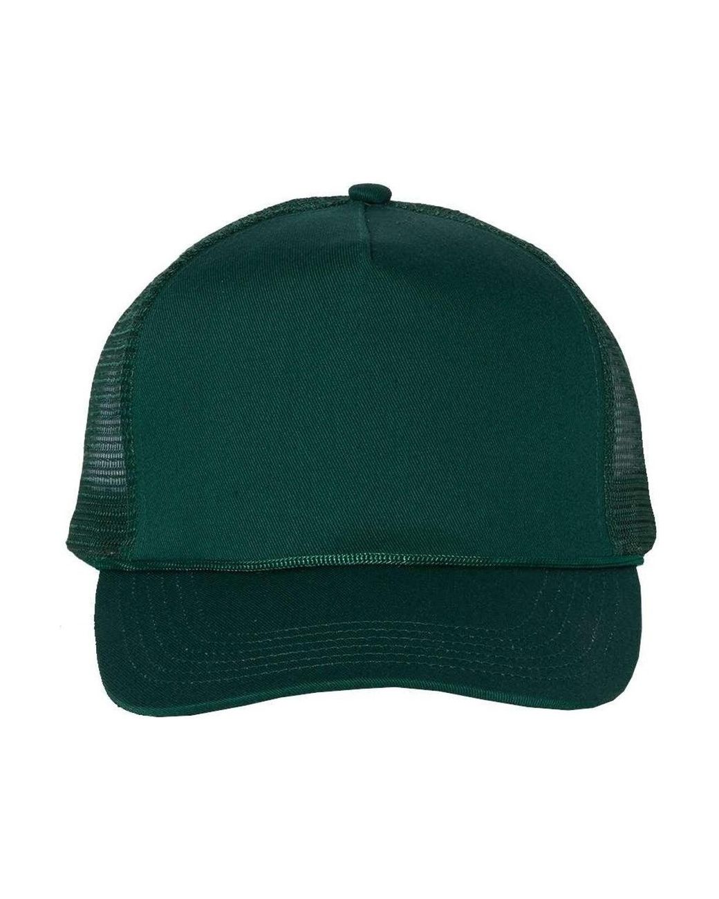 Valucap Green Five-Panel Mesh-Back Trucker Cap for men