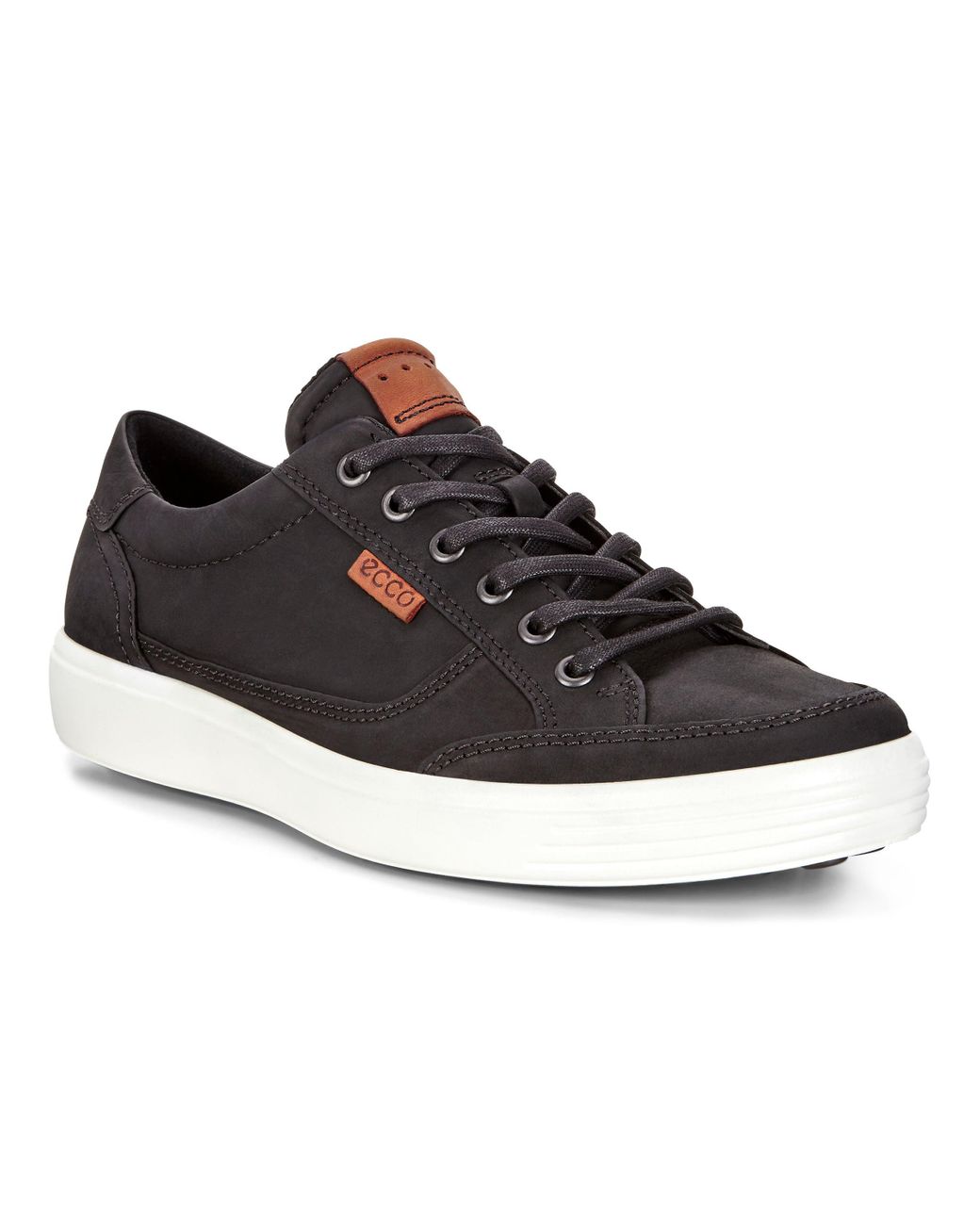 ecco men's soft classic long lace sneaker