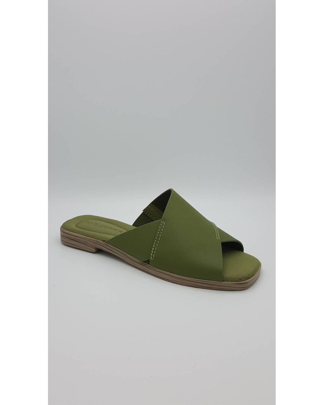 Kelsi Dagger Brooklyn Halseyva Slide Sandal In Green Lyst