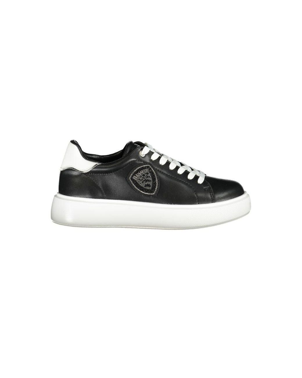 Blauer Black Leather Sneaker