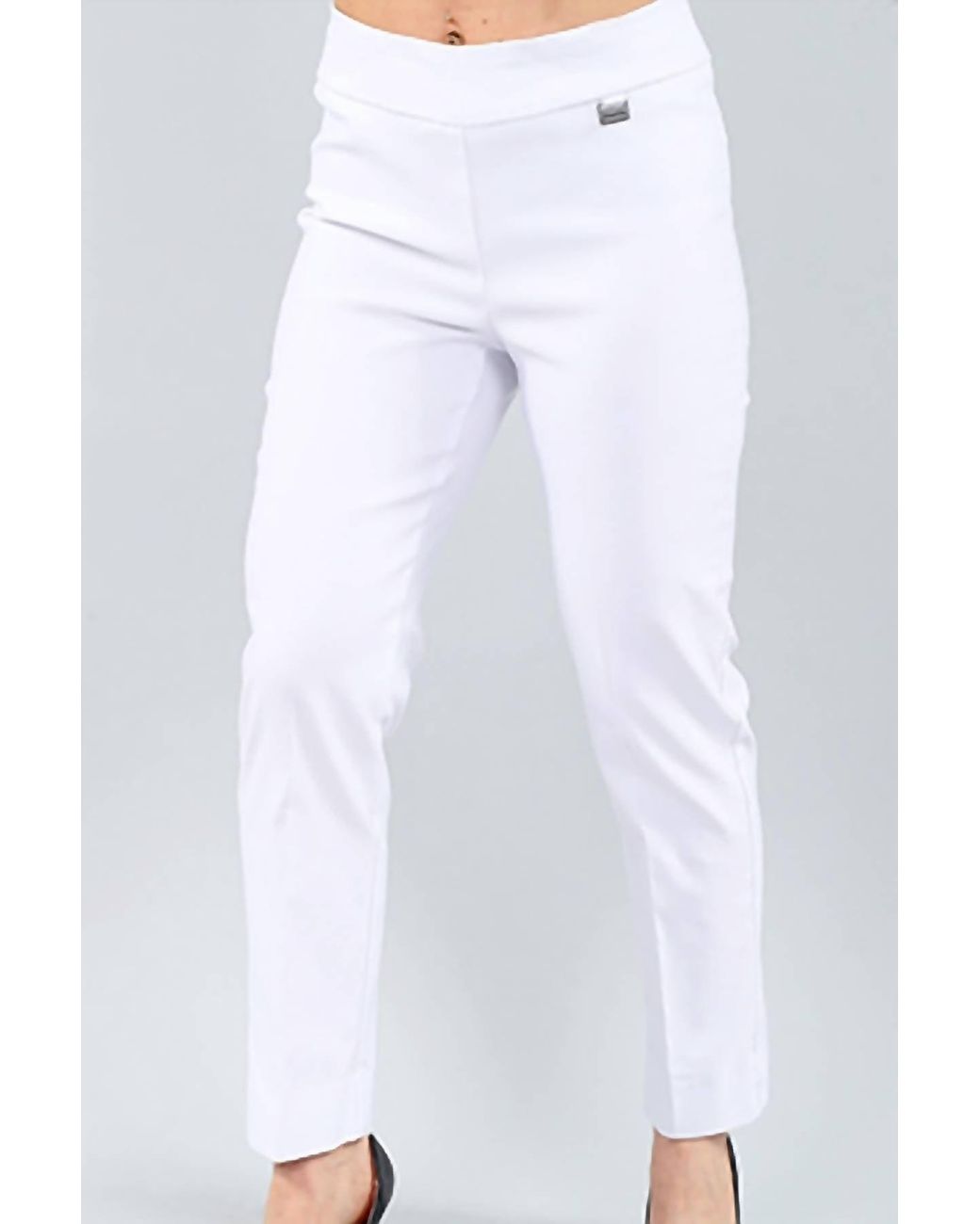 Michael Tyler White Basic Pants