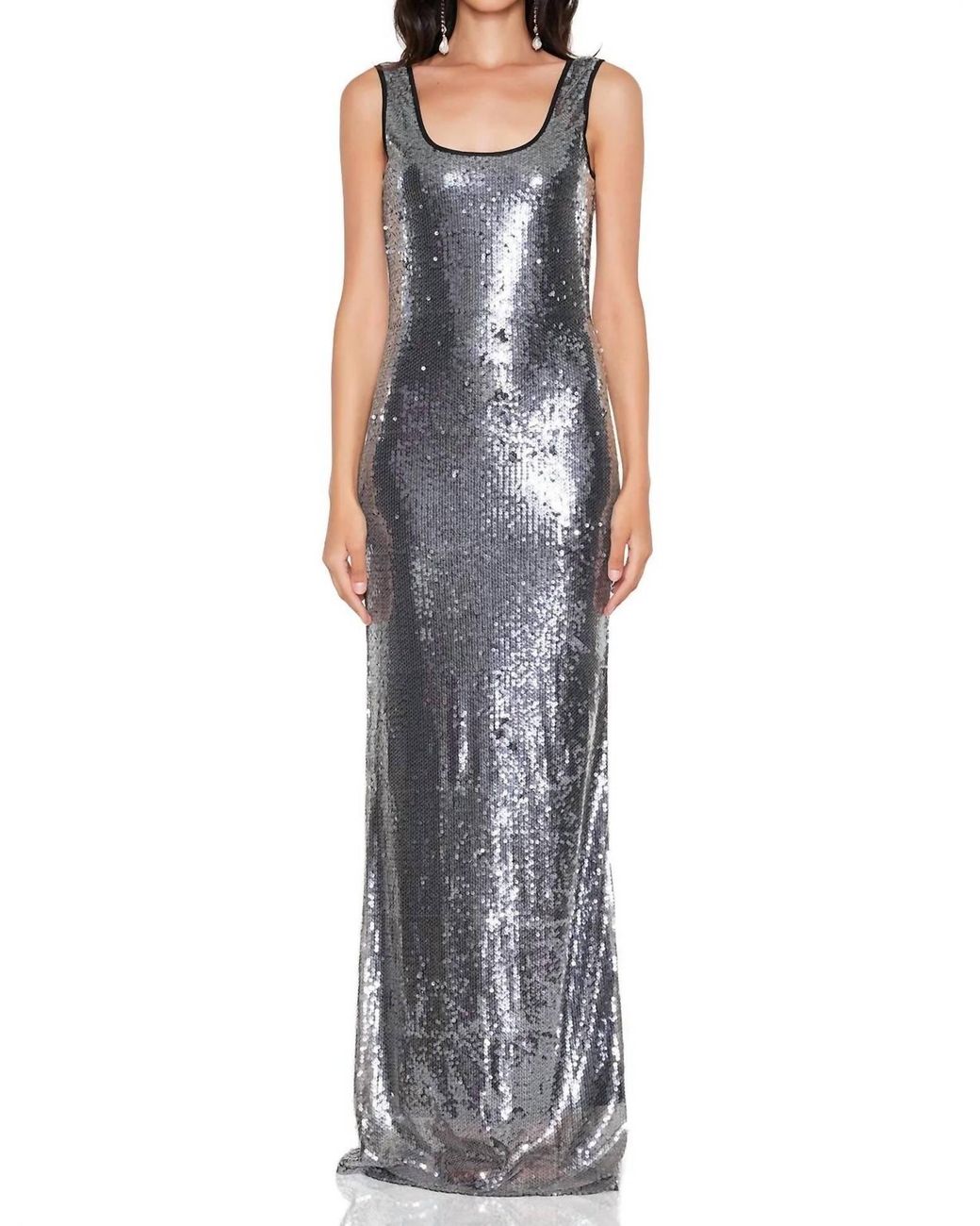 Nookie Oracle Maxi Dress in Metallic | Lyst