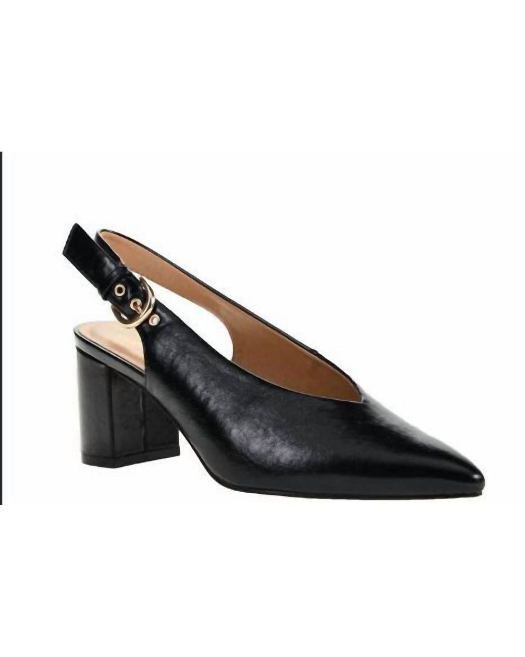 Chinese Laundry Black Menny Slingback Pump