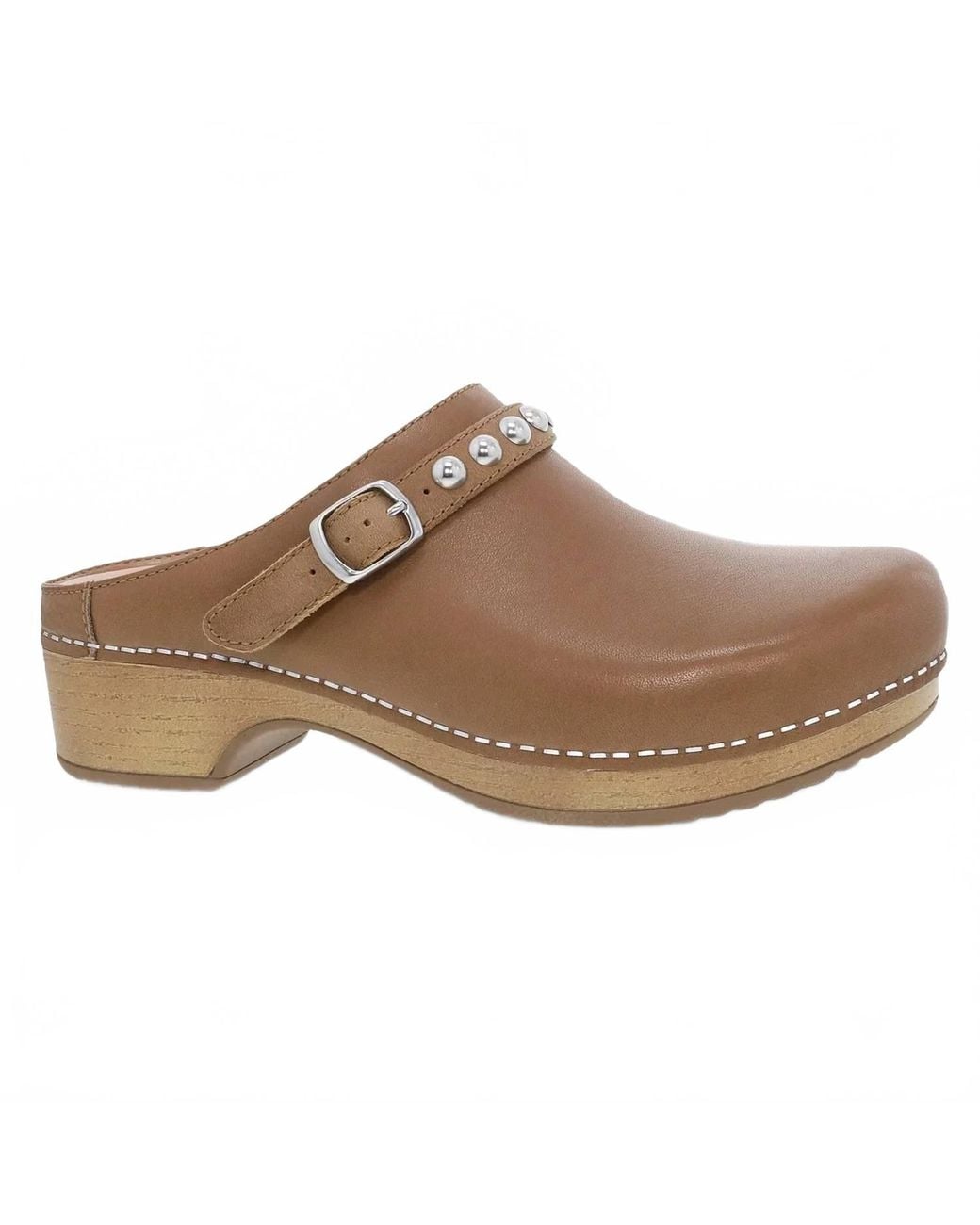 Dansko Brown Britton Tumbled Mule