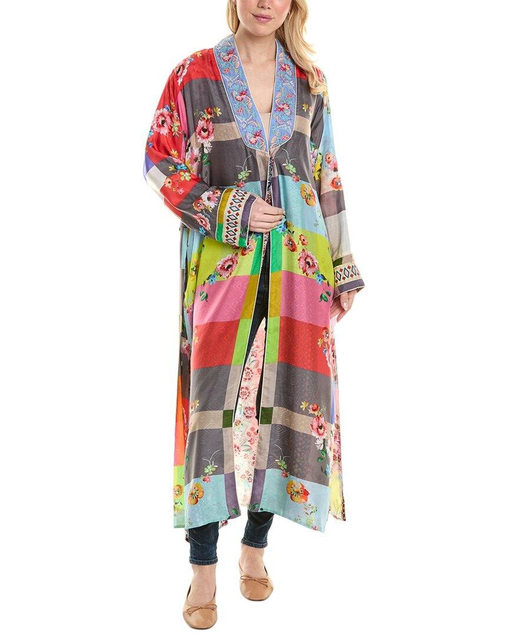 Johnny was deals silk kimono dress