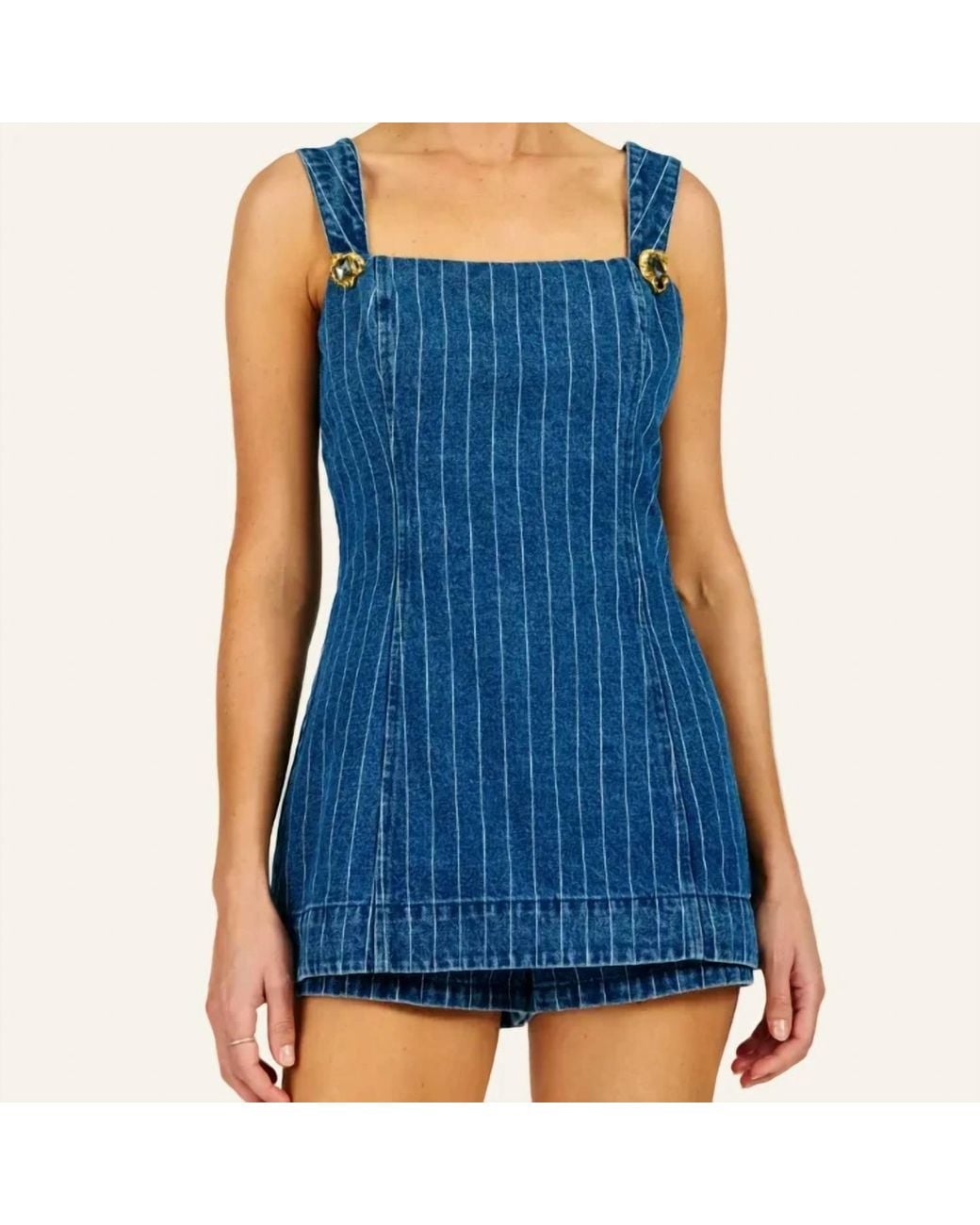 LSPACE Monah Romper in Blue | Lyst