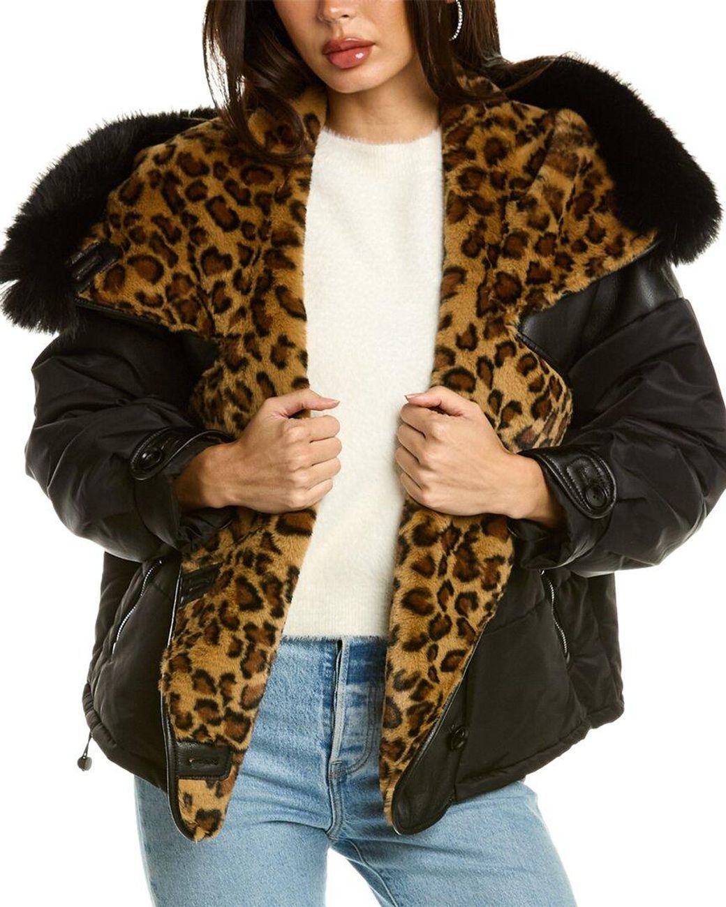 Adrienne landau jacket cheap