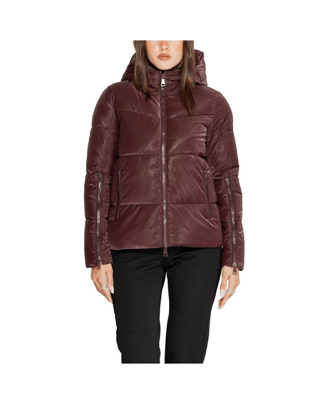 CLERÉ Red Polyester Parka