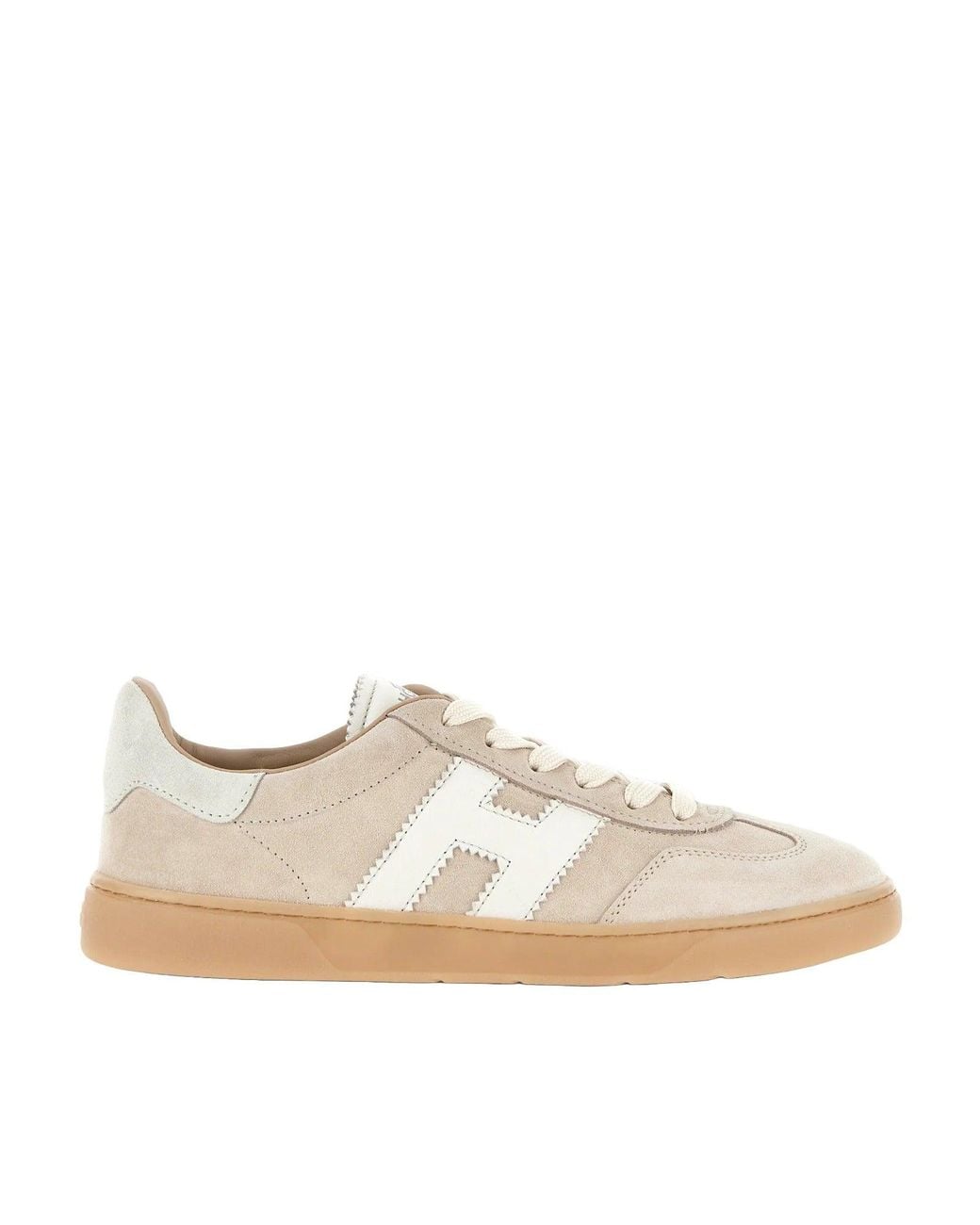 Hogan Natural H Logo Suede Sneakers