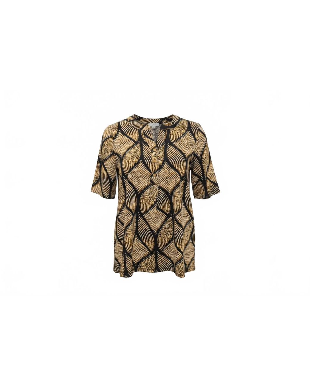 Brandtex Black Printed Top
