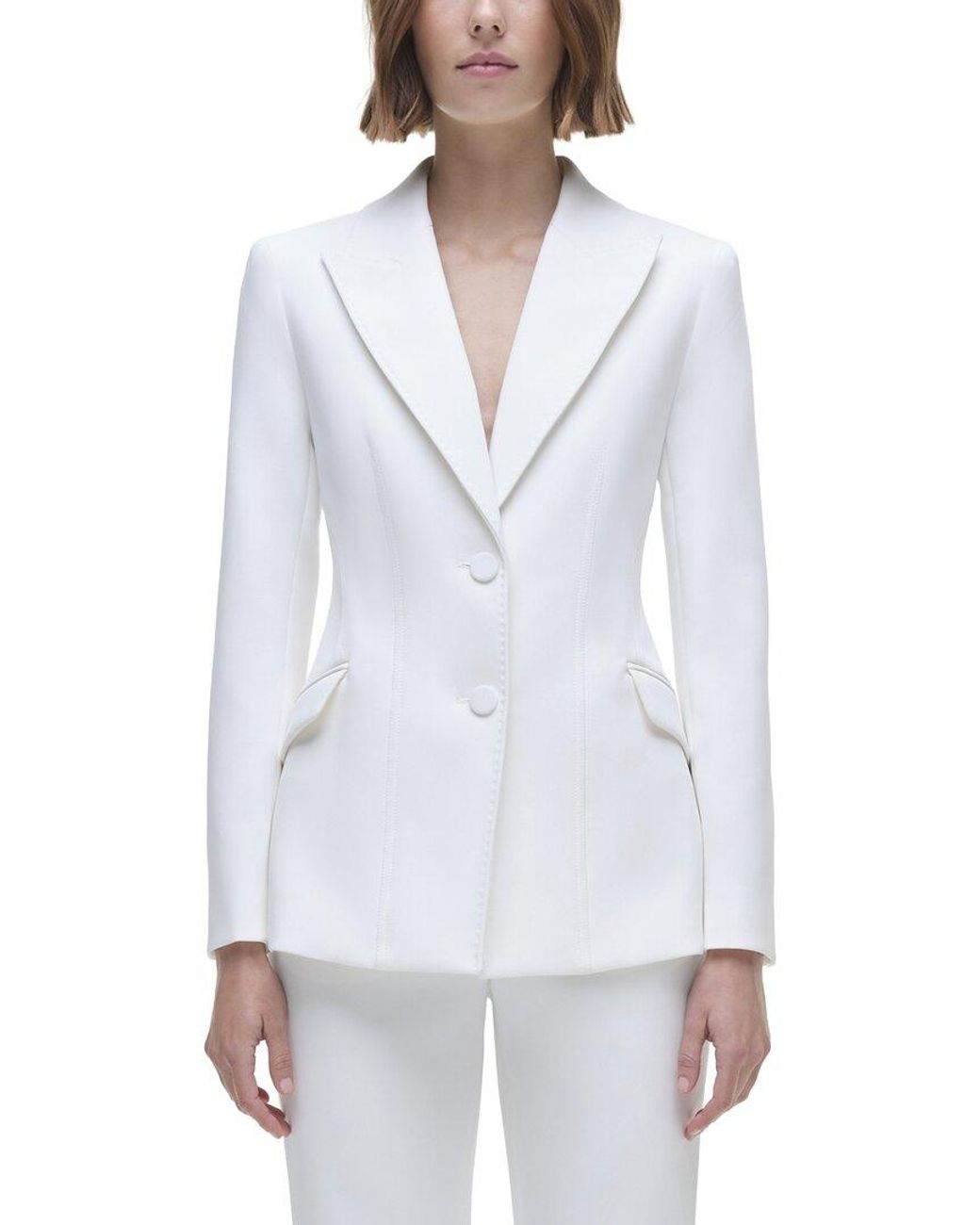 Jonathan Simkhai White Maddix Blazer