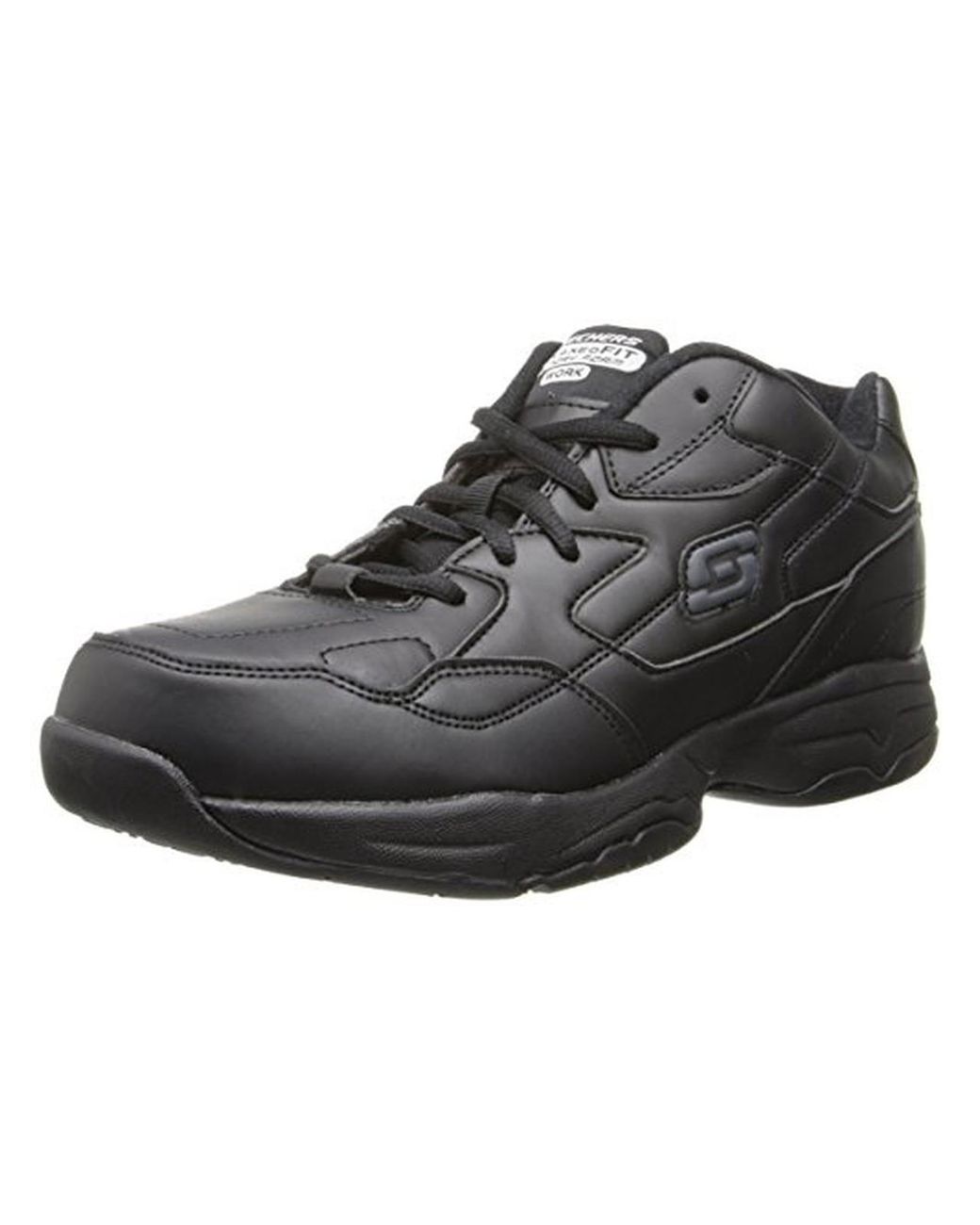 Skechers Felton Albie Slip Resistant Relaxed Fit Work Shoes in Black Lyst