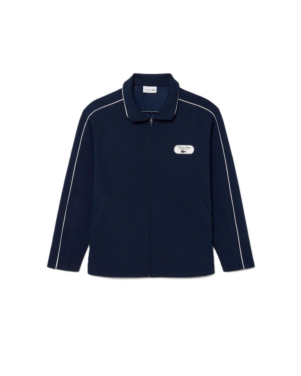 Lacoste Blue Americane Piped Casual Jacket for men