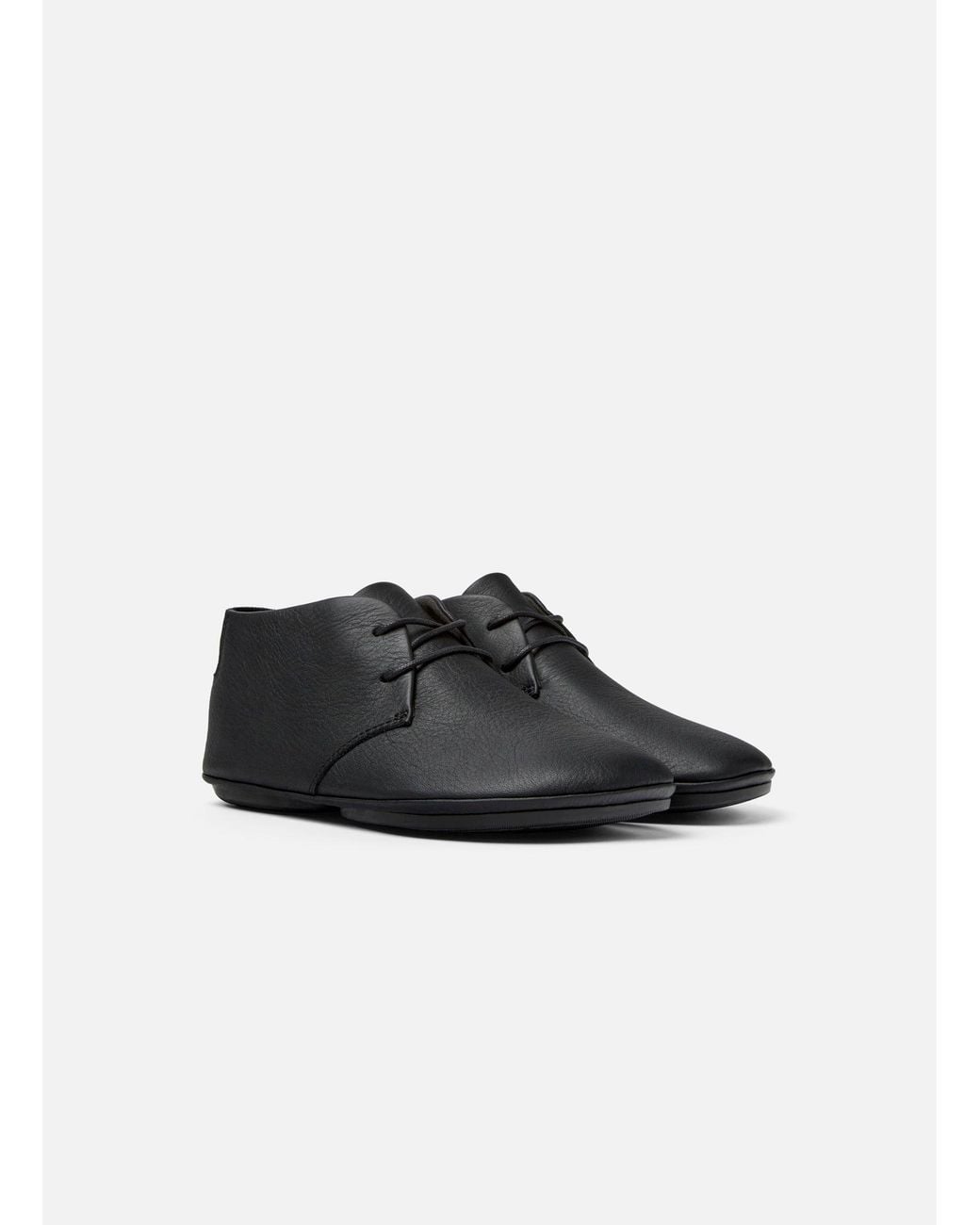 Camper Black Ankle Boots Right Nina