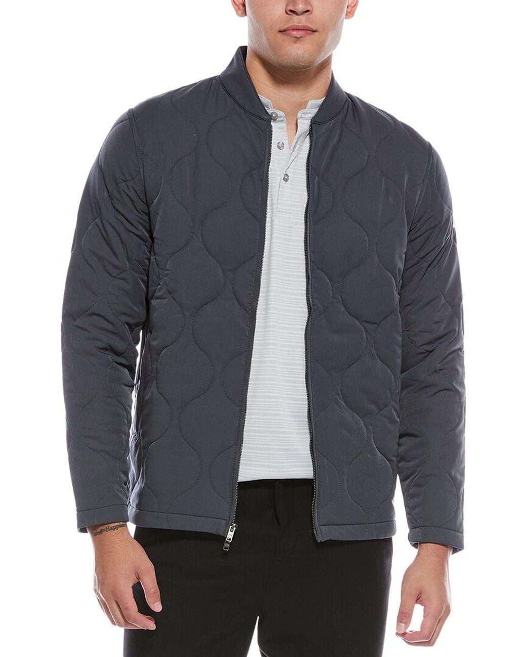 Travis Mathew Blue Come What May Jacket for men