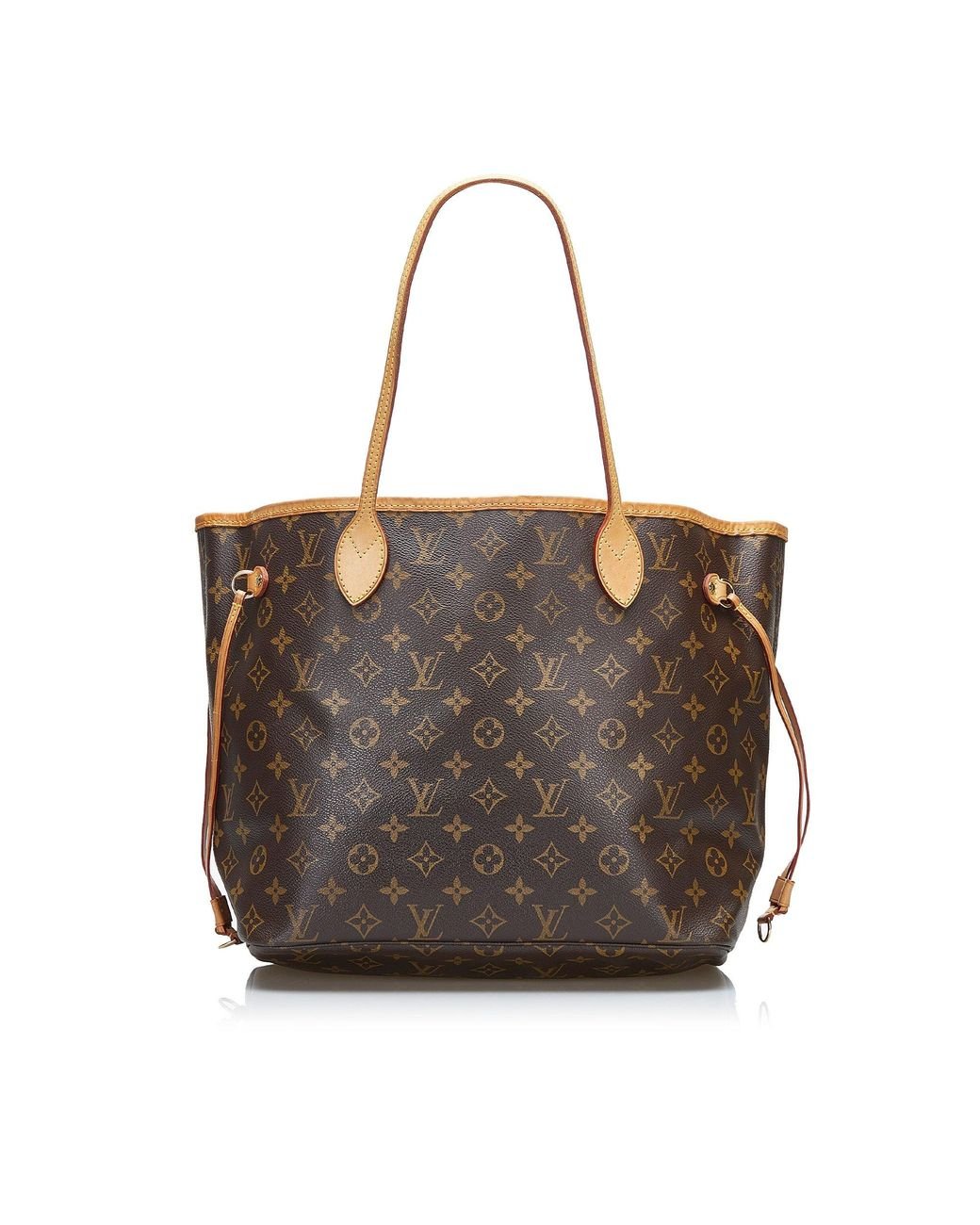 Louis Vuitton Monogram Neverfull Mm Canvas Tote Bag (pre-owned) in Brown