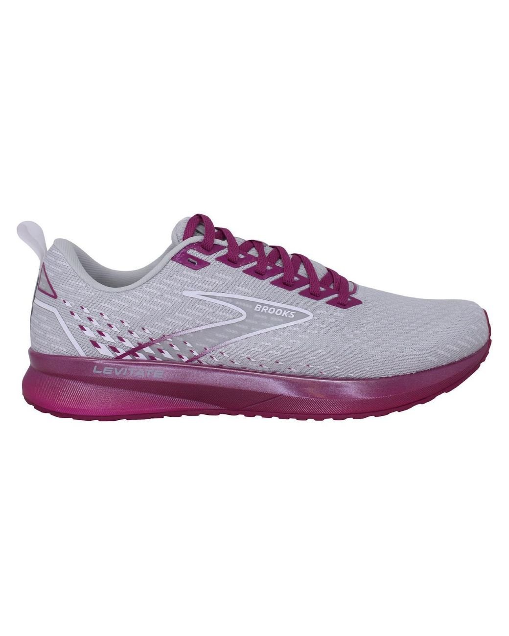 Brooks levitate white shop blue purple