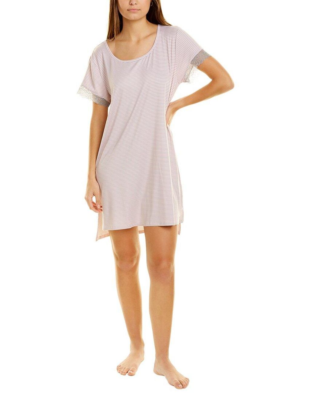 Tahari Sleepshirt in Pink | Lyst