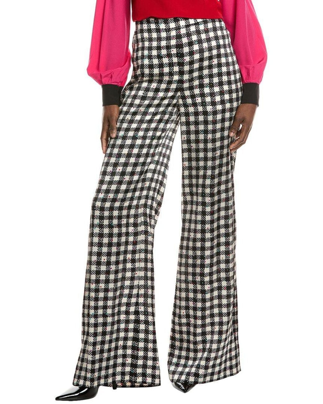 Akris White Silk Trouser