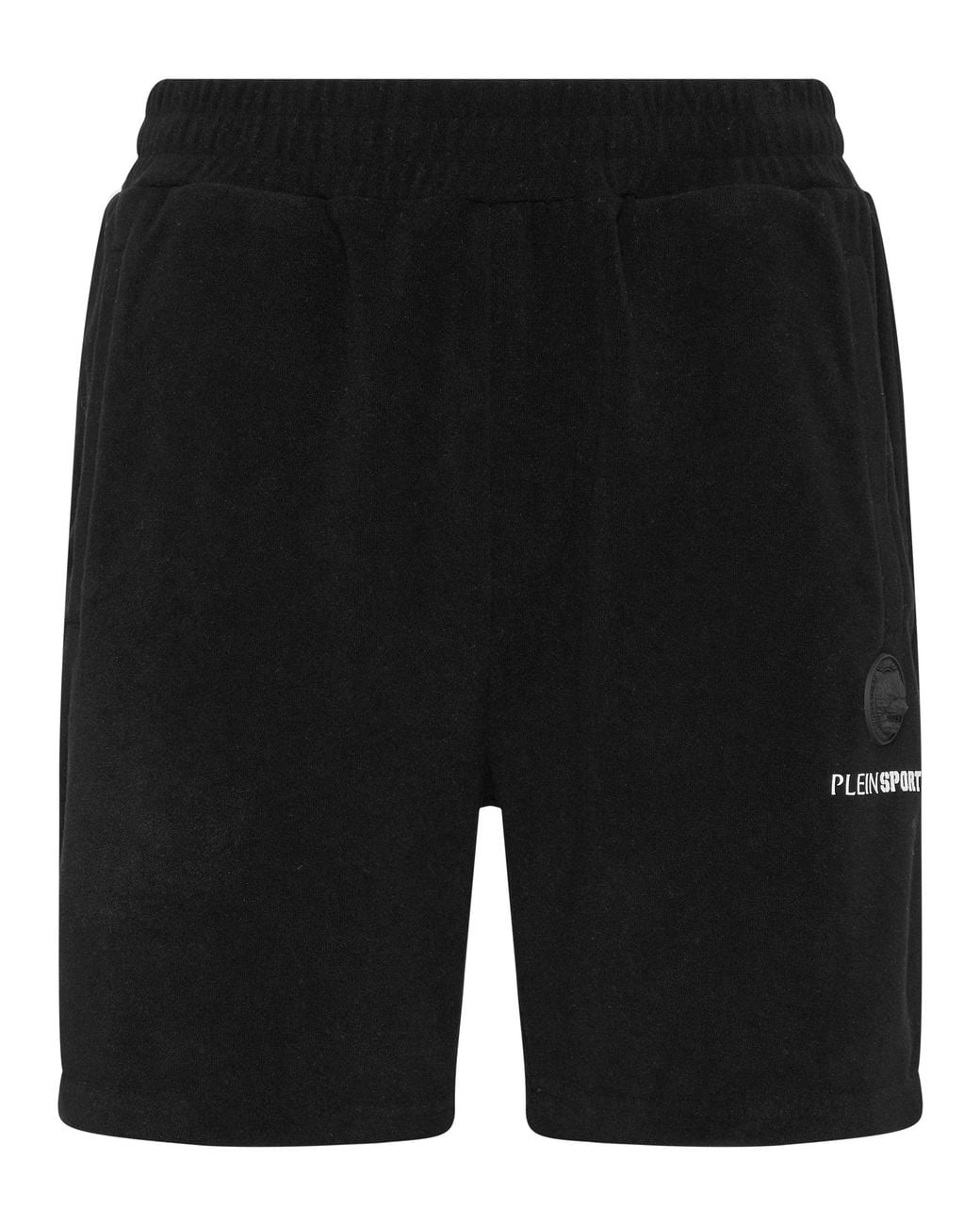Philipp Plein Black Sponge Jogging Shorts for men