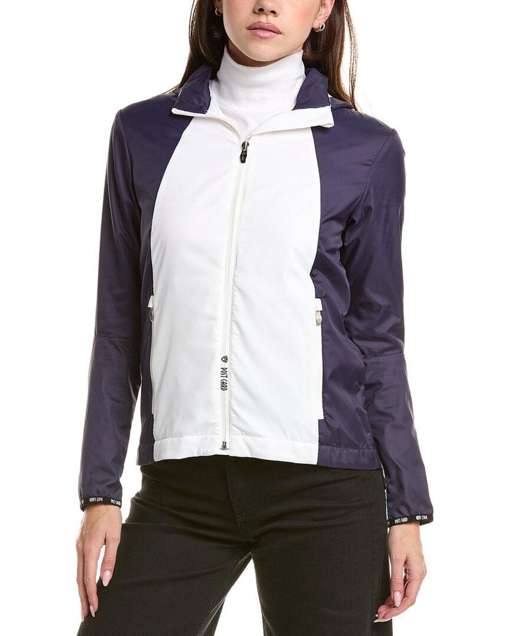 Post Card White Light Rain Jacket