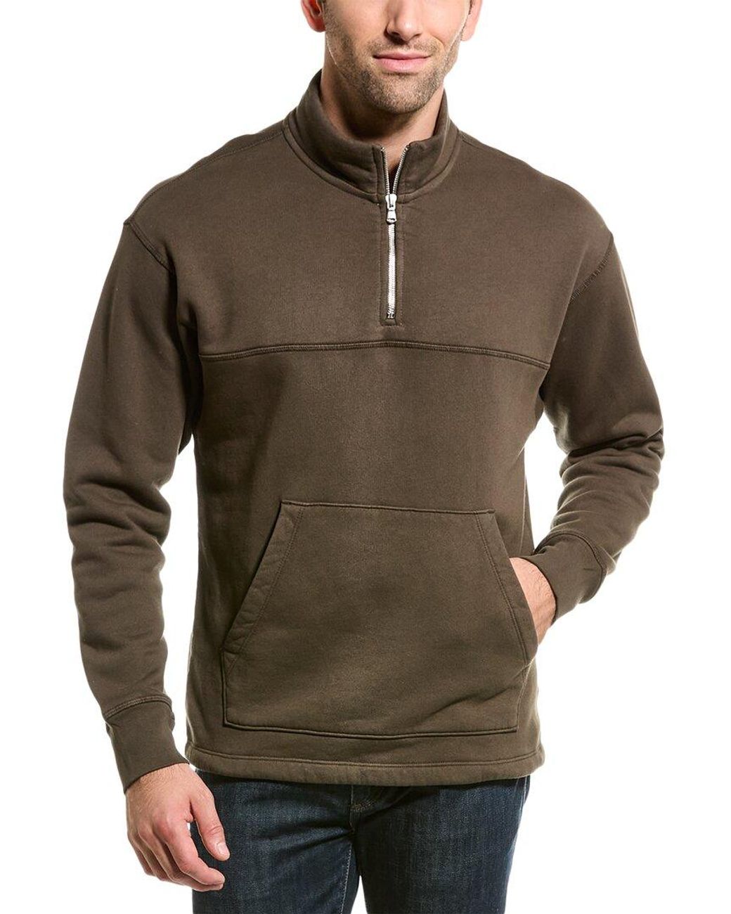 Velvet by Graham & Spencer Baldwin 1/4-Zip Mock Sweatshirt