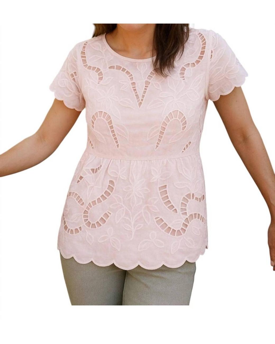 Guadalupe Pink Chloe Blouse