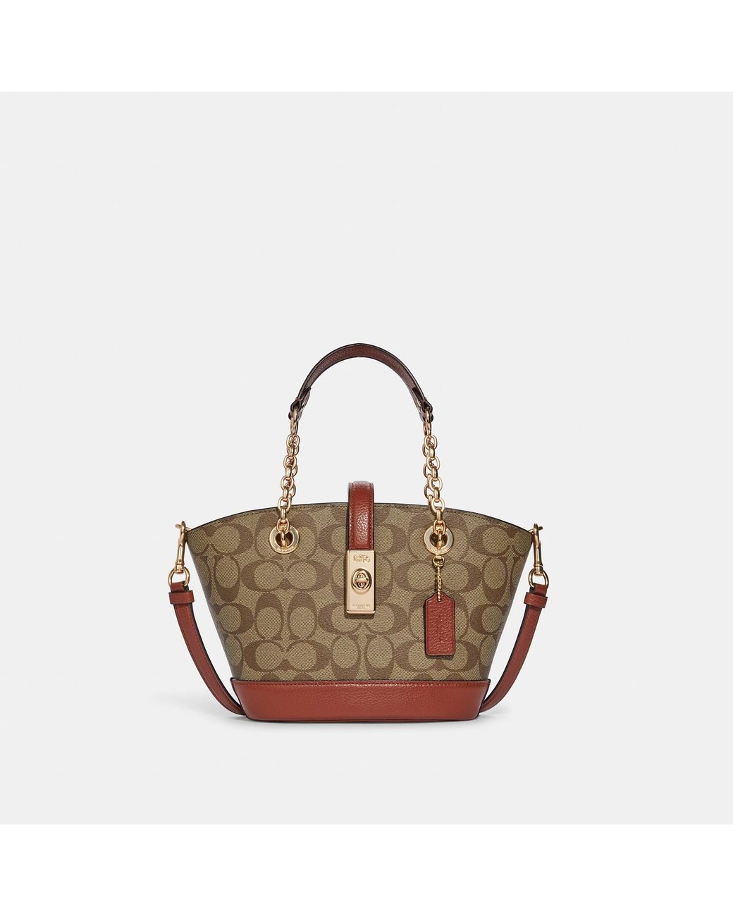 coach lane bucket bag