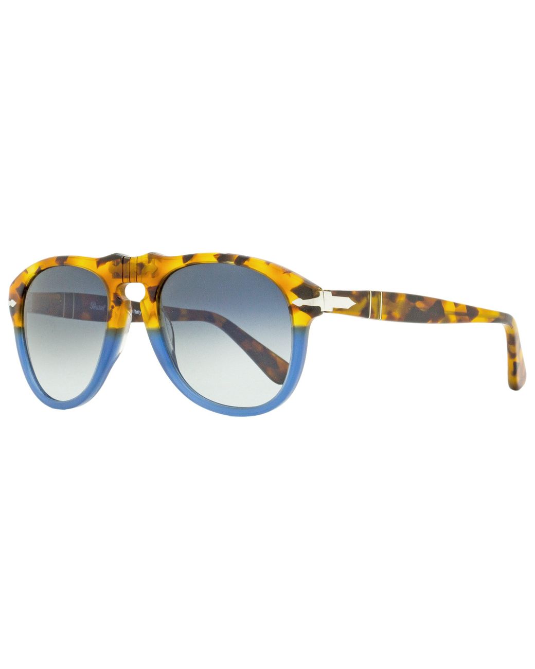 Persol Original Sunglasses Po0649 Brown Tortoise/opal Blue 52mm | Lyst