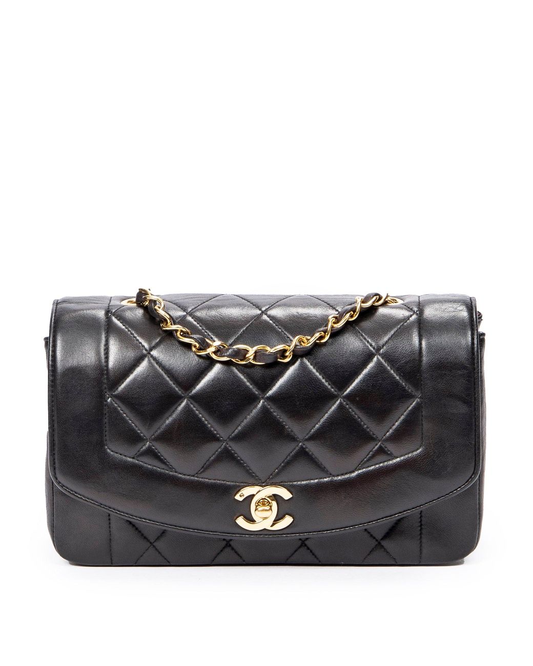 Chanel Diana Bag in Black