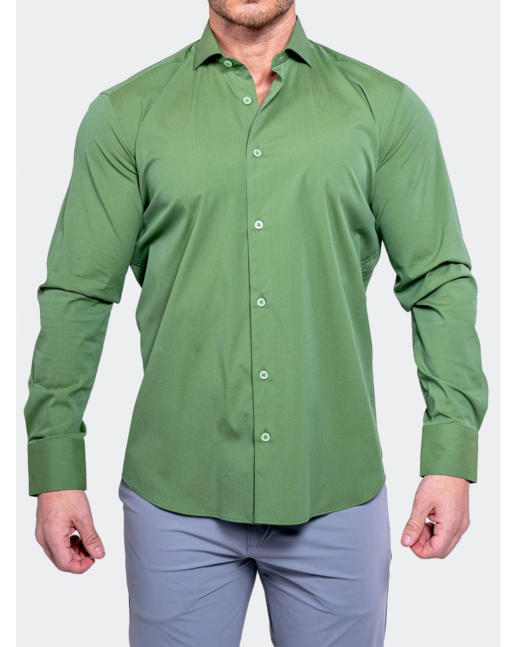 Maceoo Green Einstein Aristocratluxestretch for men