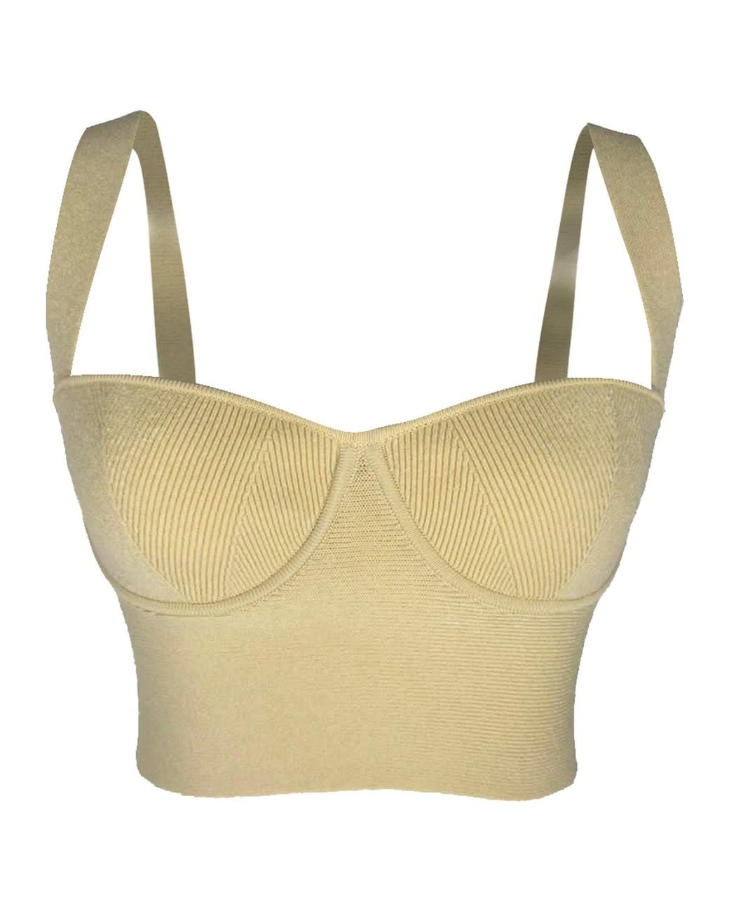 Galvan London London Nyx Crop Top in Metallic | Lyst