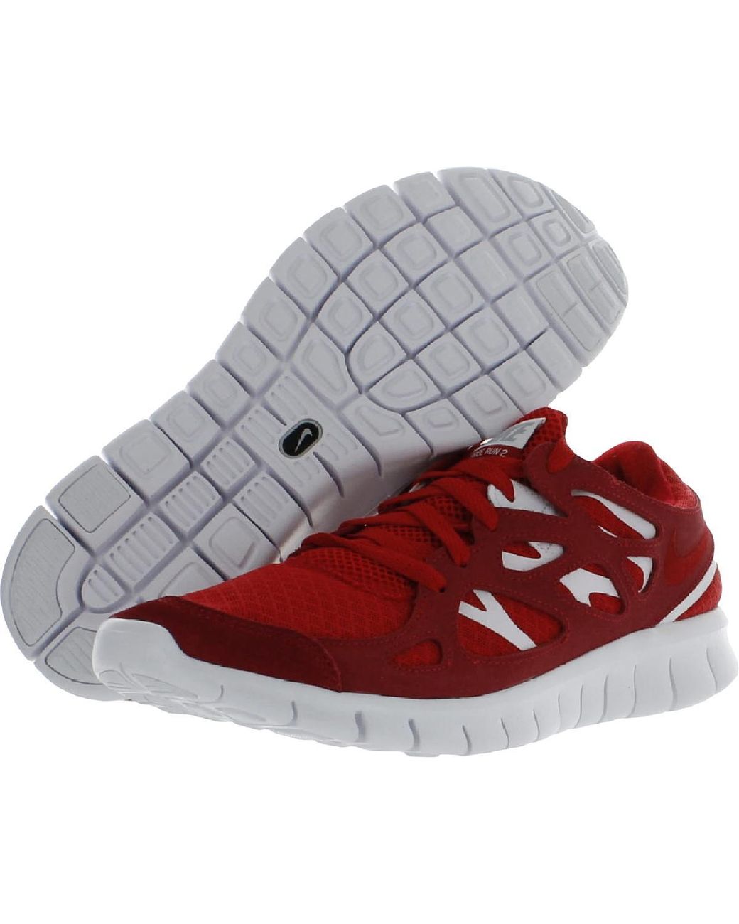Nike Free Run 2 Performance Liestyle Athletic And Training Shoes in Red for  Men | Lyst