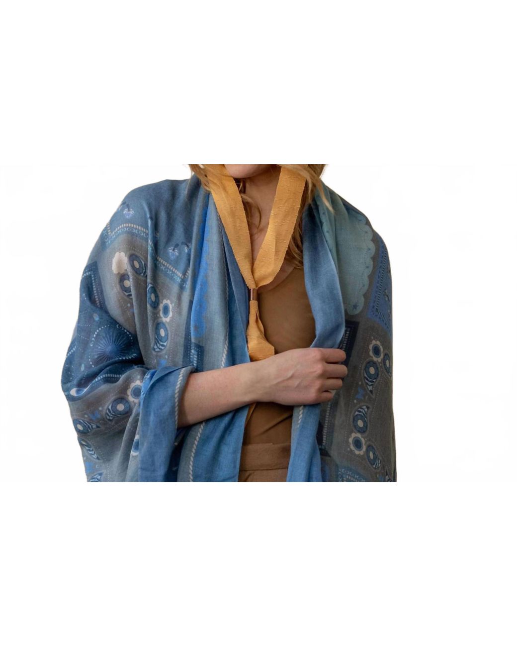 Freya Blue Dijon Hat