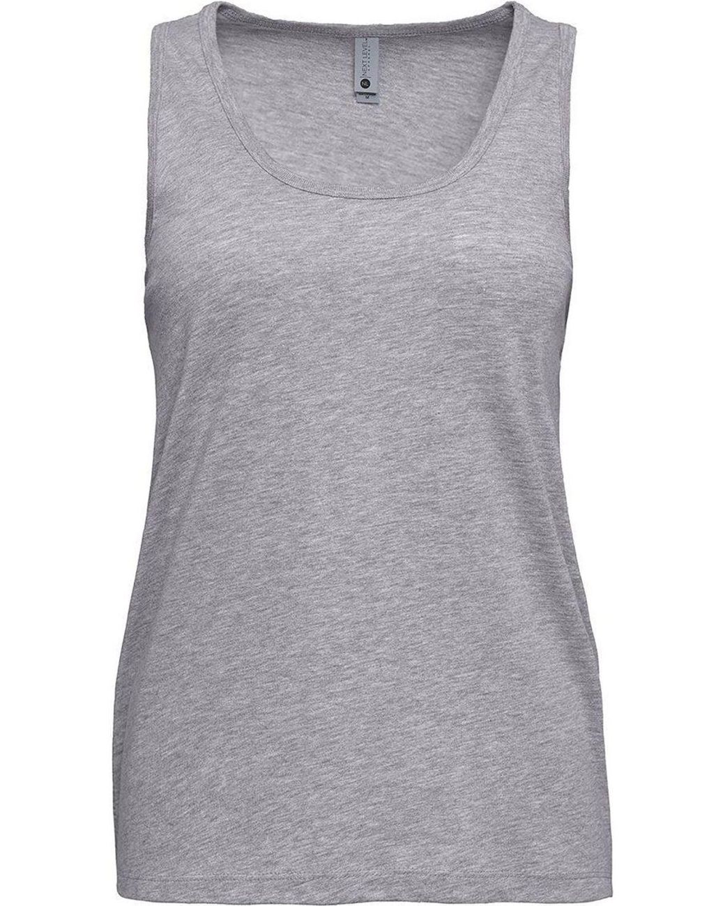 Next Level Gray Cotton Tank
