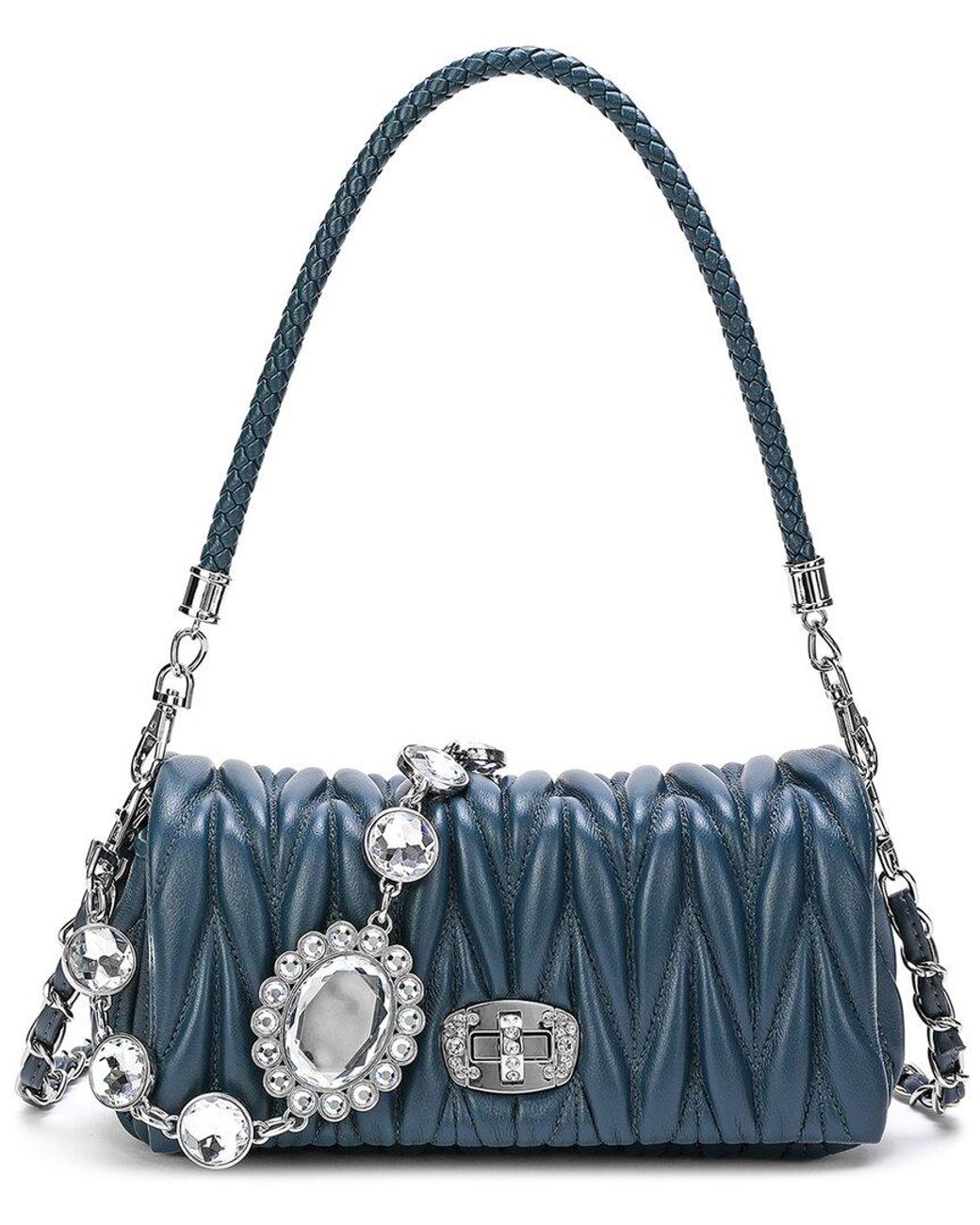 Tiffany & Fred Leather Crossbody in Blue Lyst