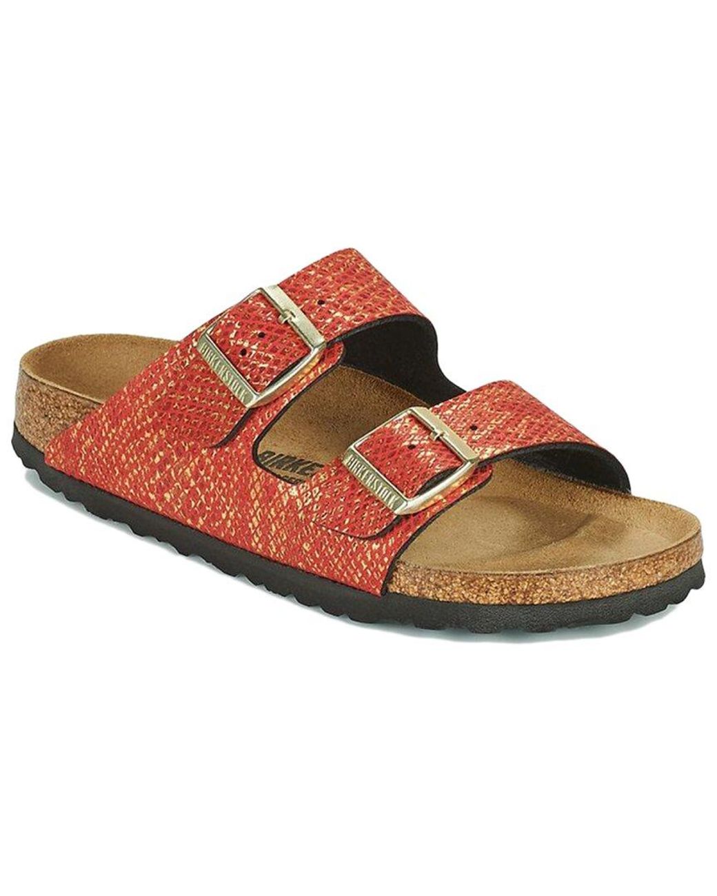 Birkenstock Arizona Birko-flor Narrow Sandal in Brown | Lyst