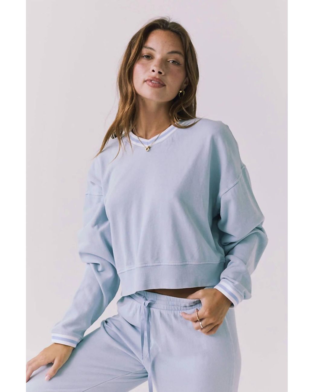 Chaser Brand Gray Campbell Pullover