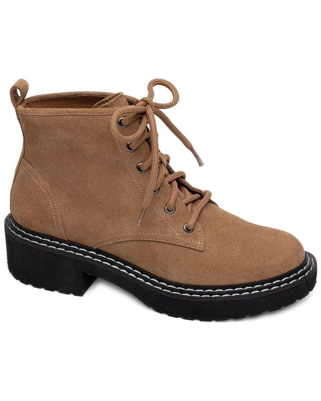 Linea Paolo Brown Taylor Suede Boot