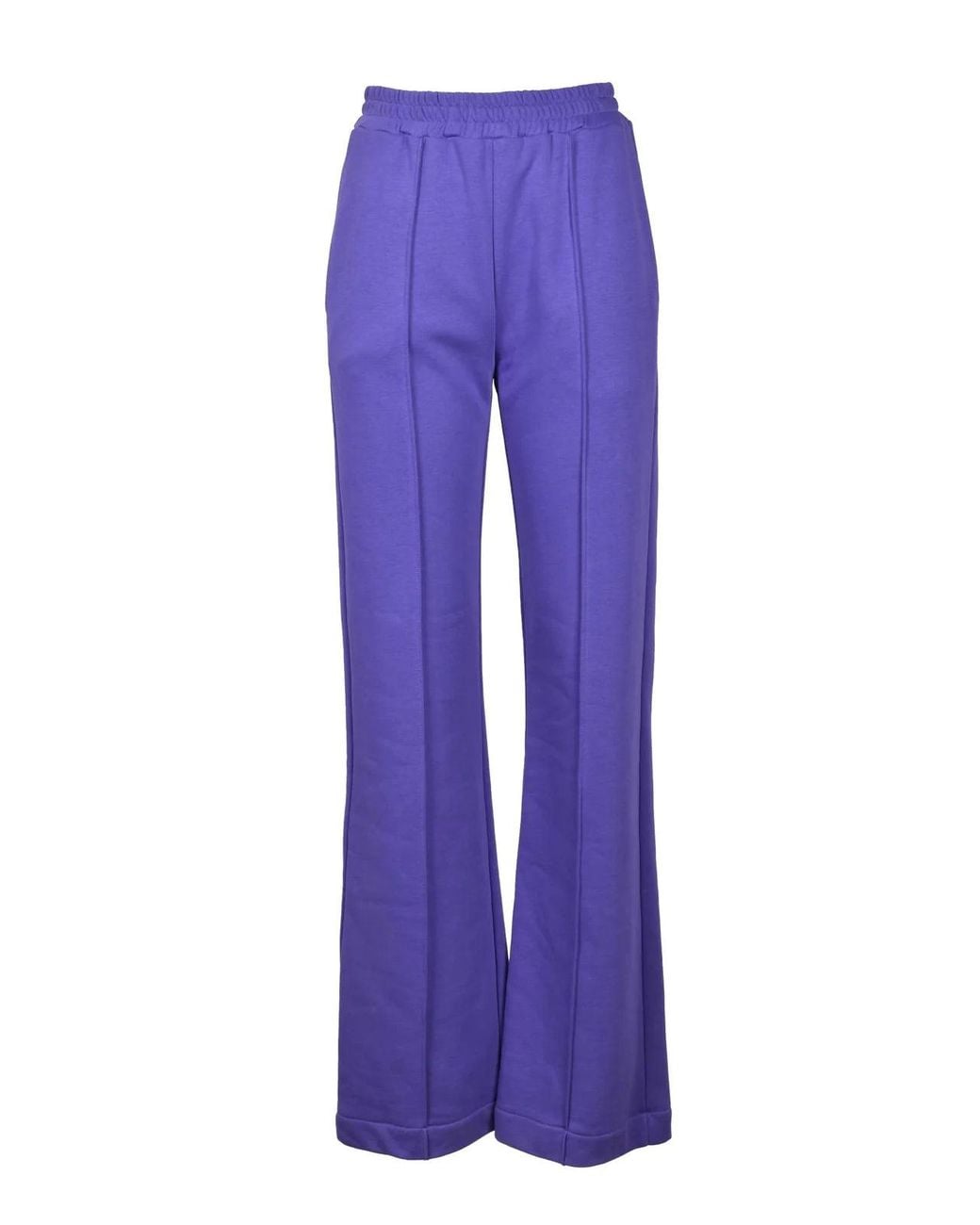 Dondup Purple Cotton Polyester Trackpants