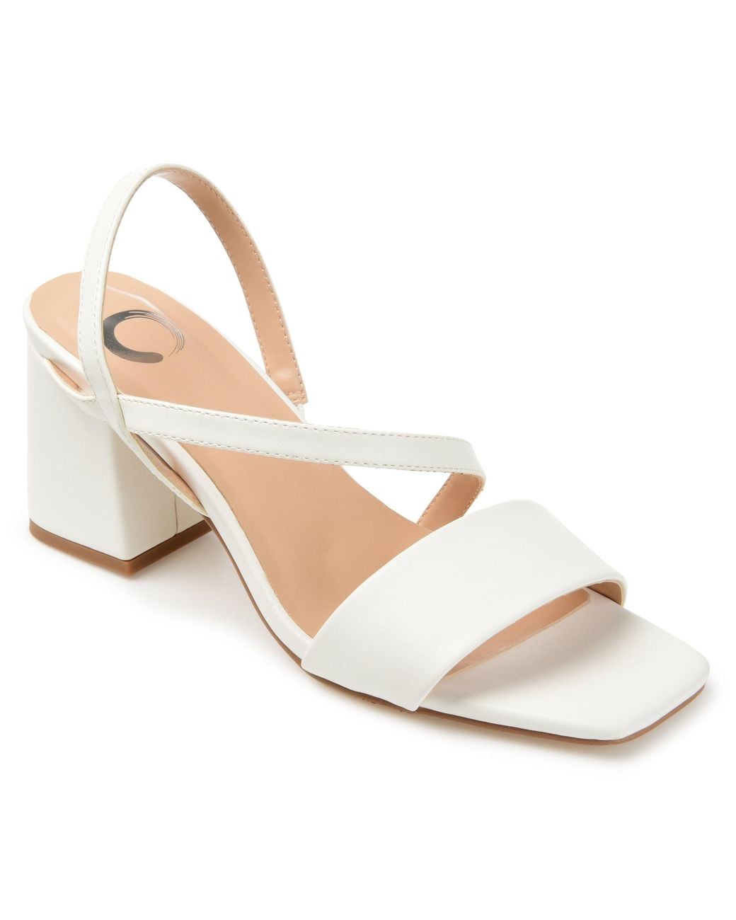Journee Collection White Collection Lirryc Pump