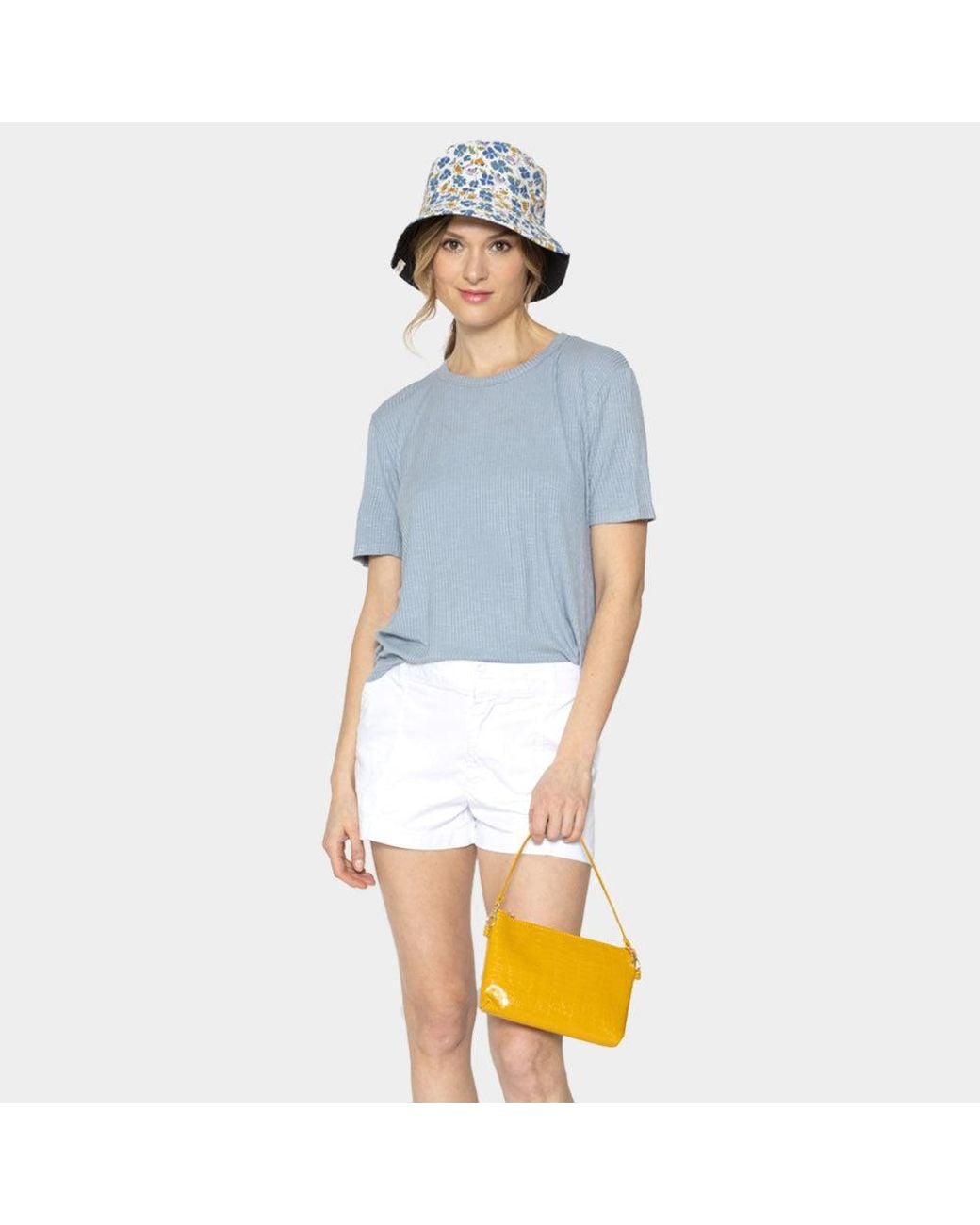 Fashnzfab Blue Crocodile Patterned Tote Bag