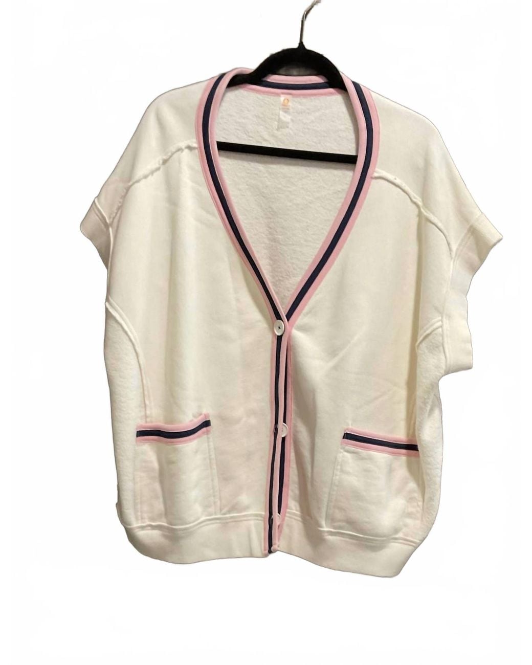 Mono B Oversized Cardigan in Natural | Lyst