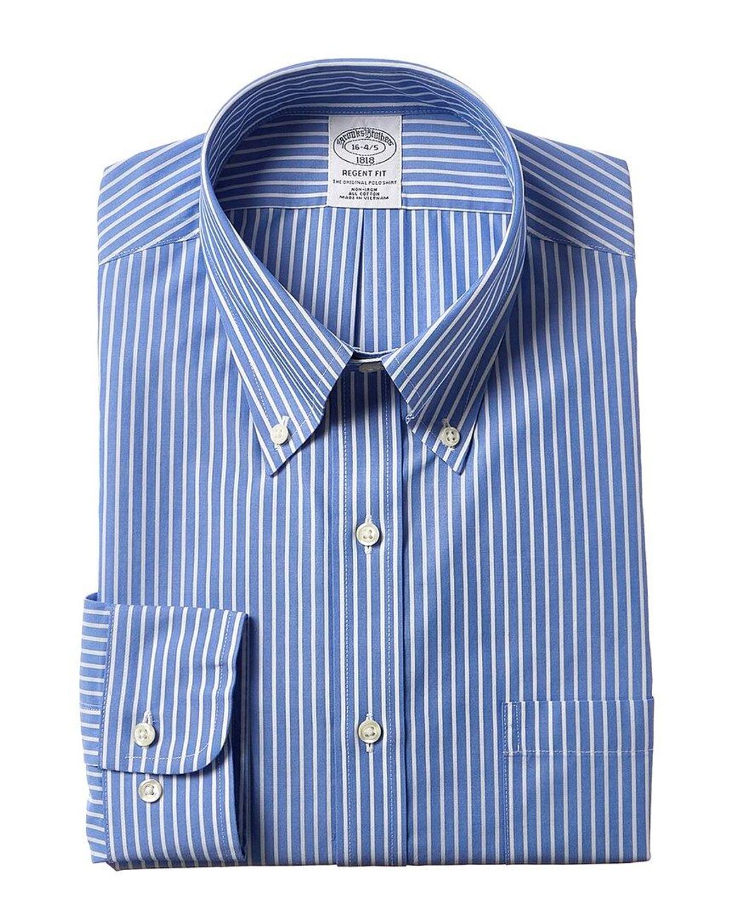 Brooks Brothers Regent Fit Dress Shirt in Blue for Men Lyst