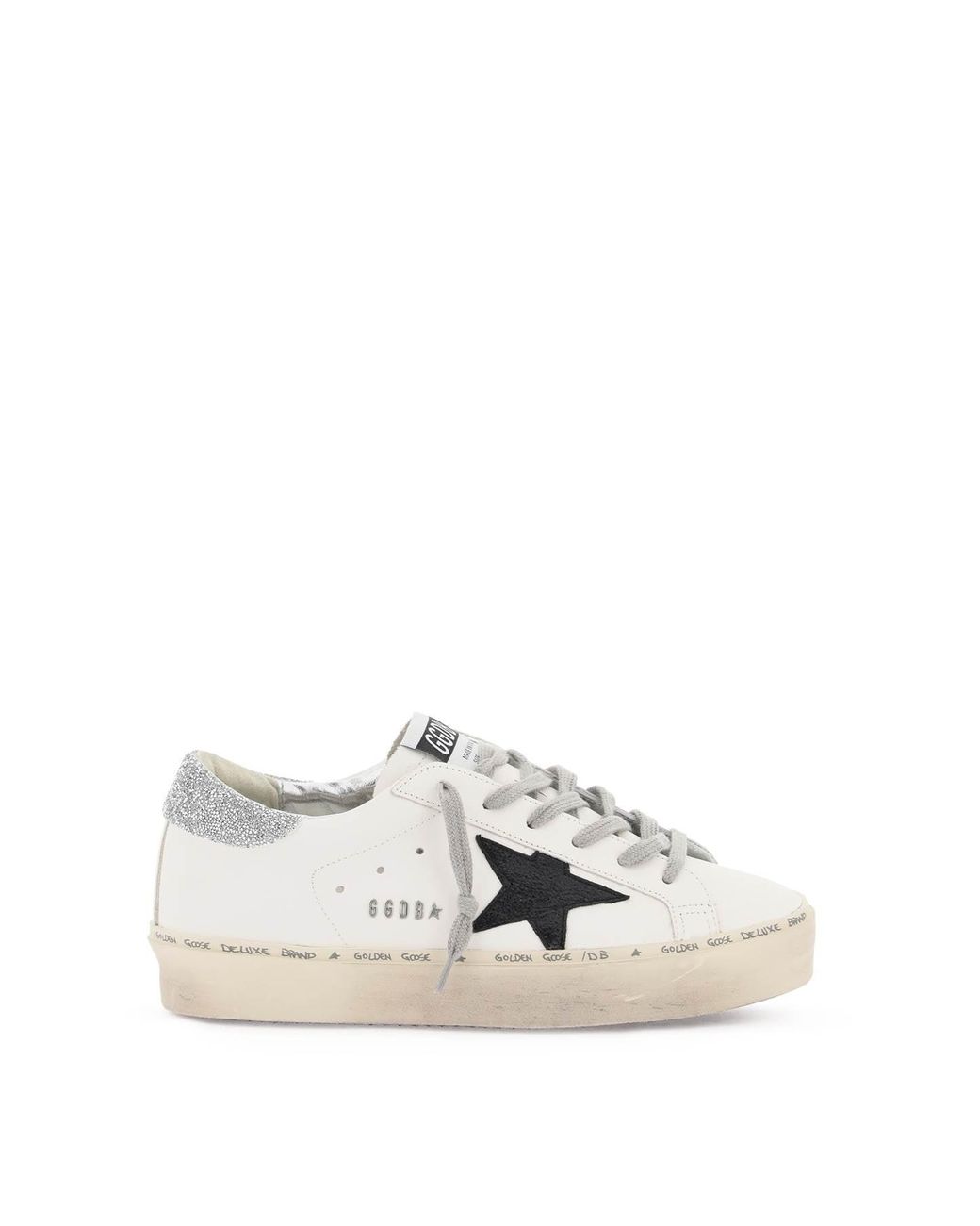 Golden Goose Hi Star Sneakers in White | Lyst