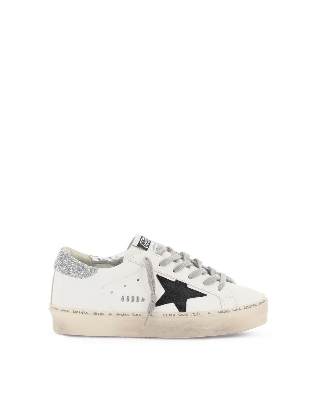Golden Goose Hi Star Sneakers in White | Lyst