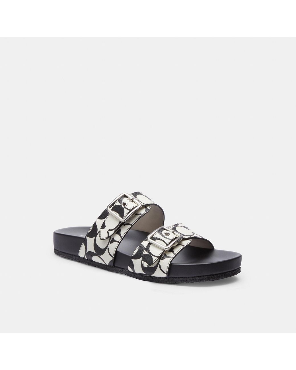 Coach Allanah Sandal In Signature Canvas