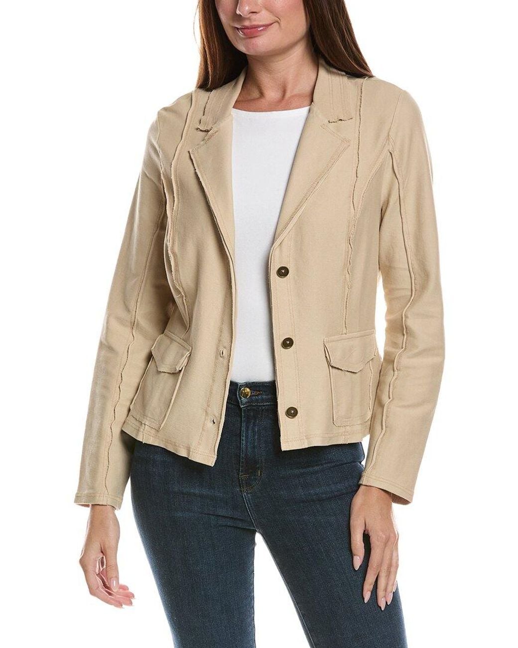 XCVI Natural Dunne Blazer